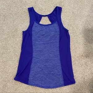 Lululemon workout tank. Bright blue